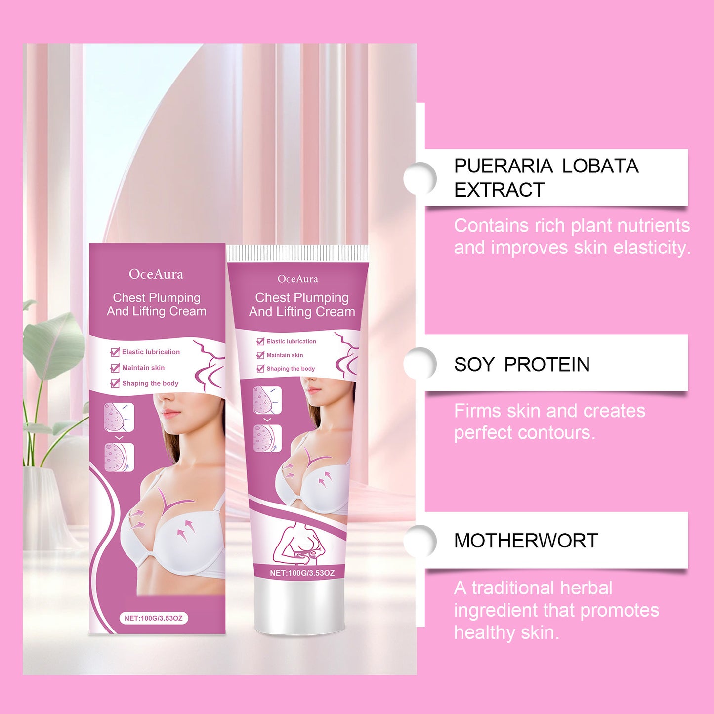 Moisturizing Women's Chest Lifting Line Moisturizing Massage Neck Cream